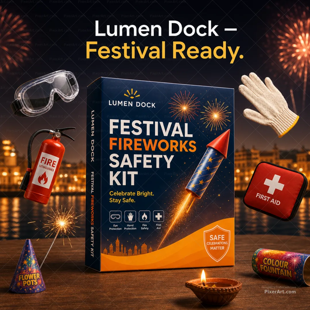 Lumen Dock Festival Fireworks Safety Carton