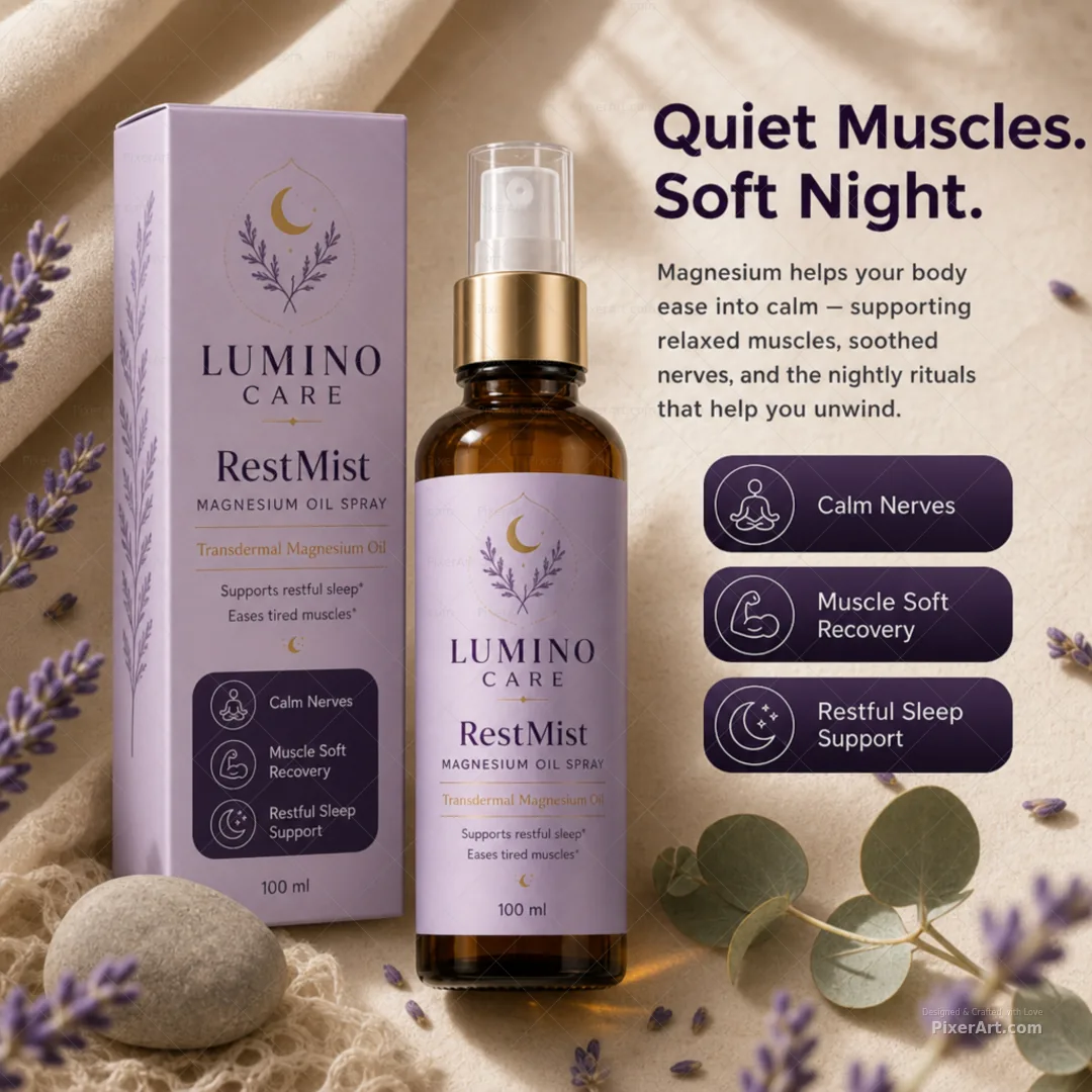 Lumino Care RestMist Magnesium Oil Spray