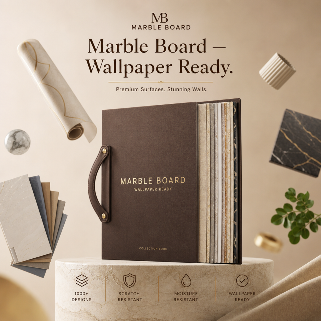 Marble Board Wallpaper Sample Book / Pattern Swatch Book