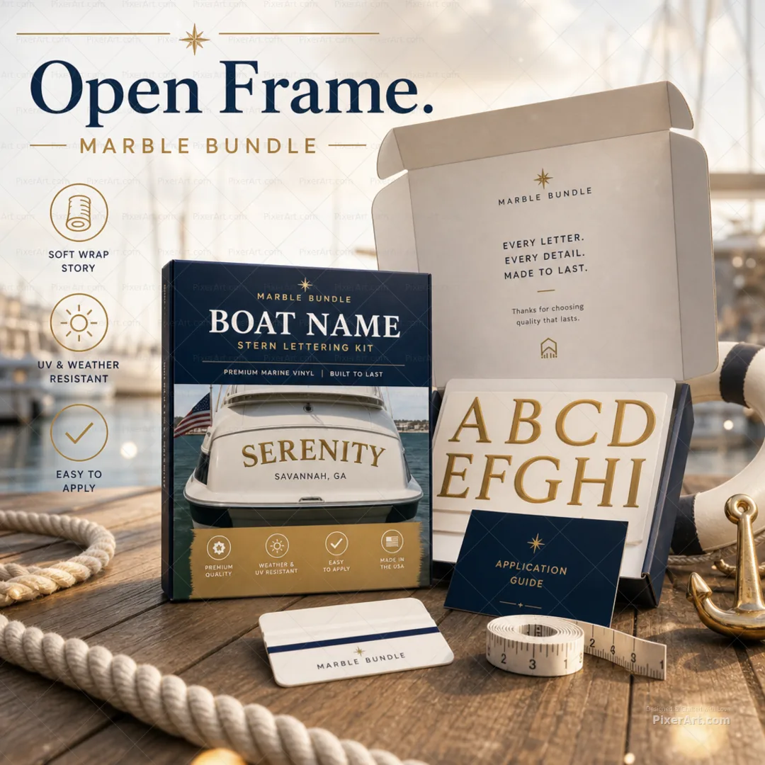 Open frame mockup