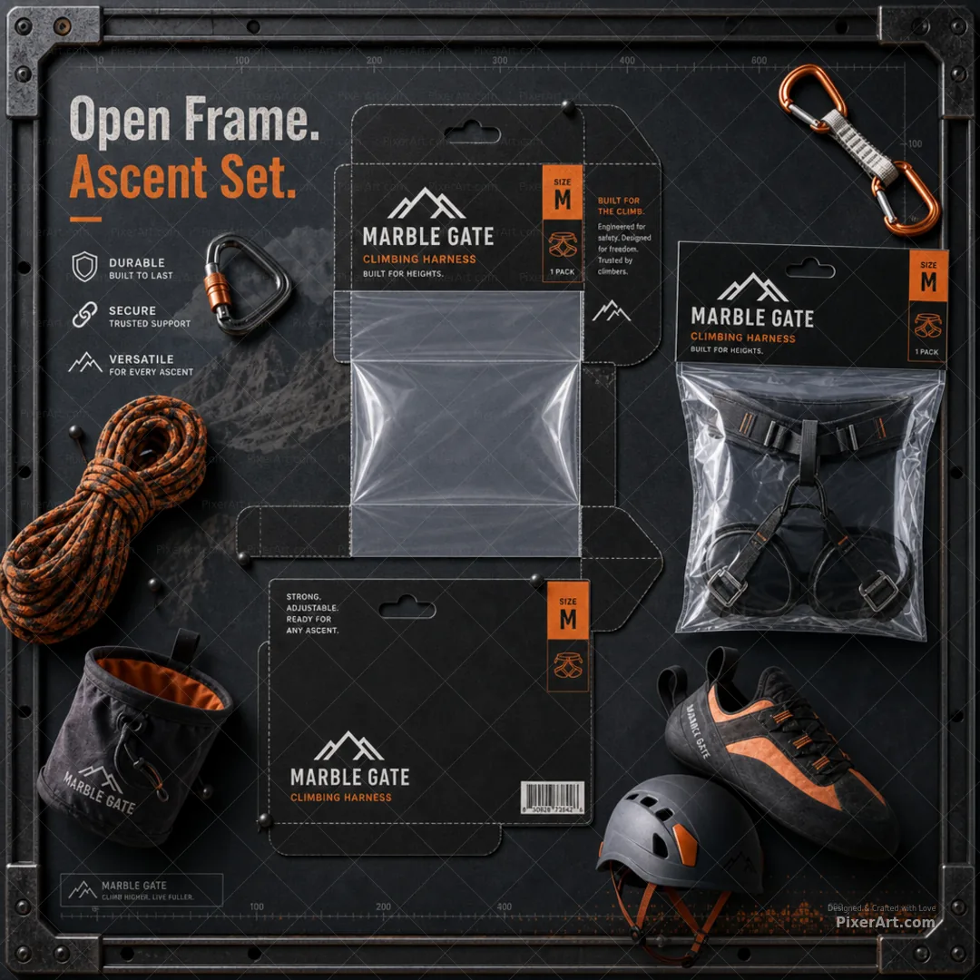 Open frame mockup