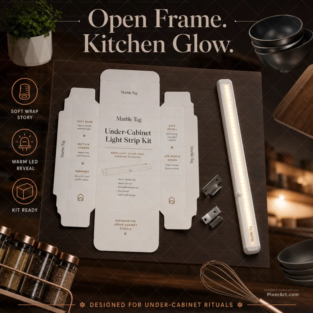 Open frame mockup