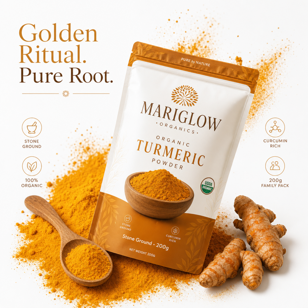 Mariglow Organic Turmeric Powder