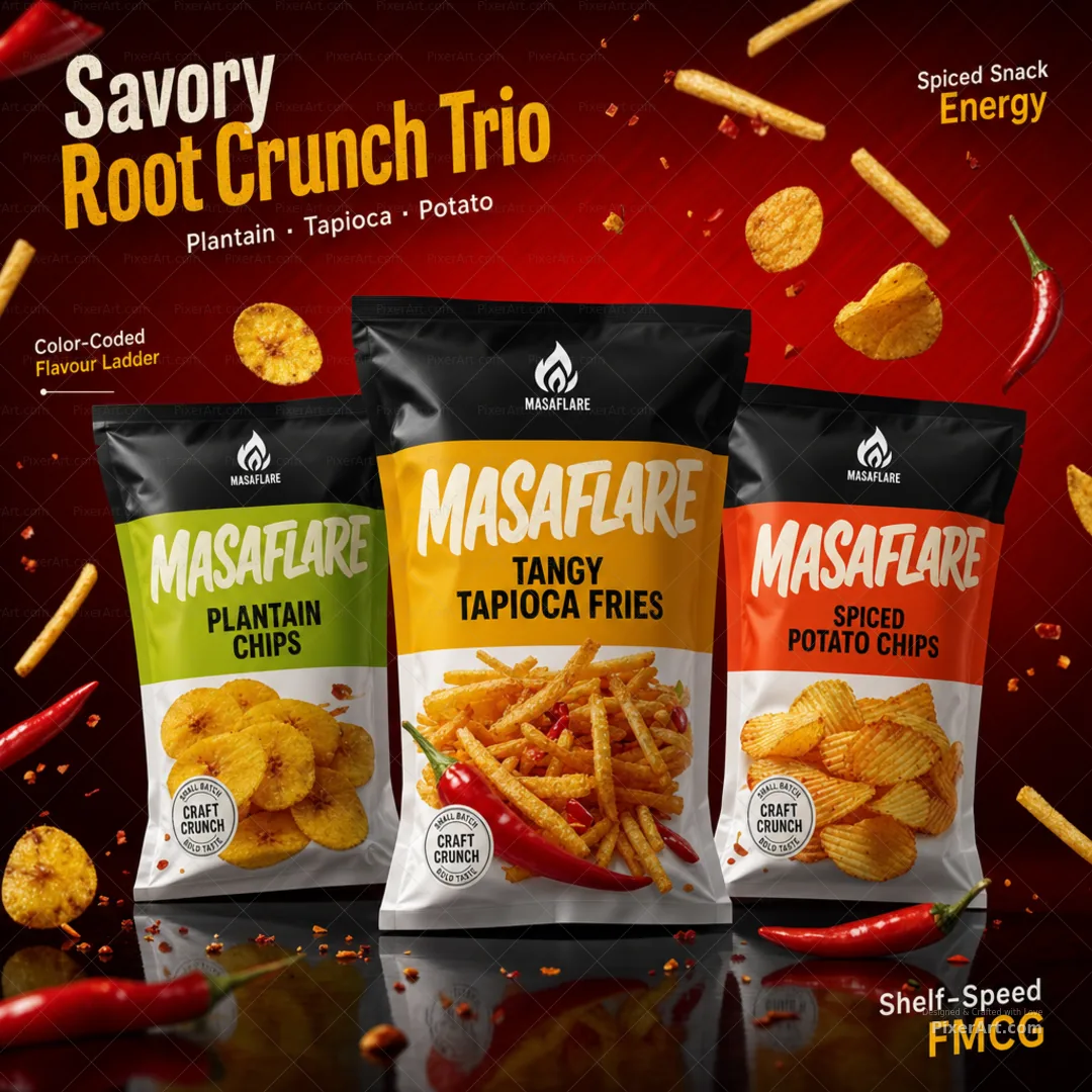 Masaflare Savory Chip Trio
