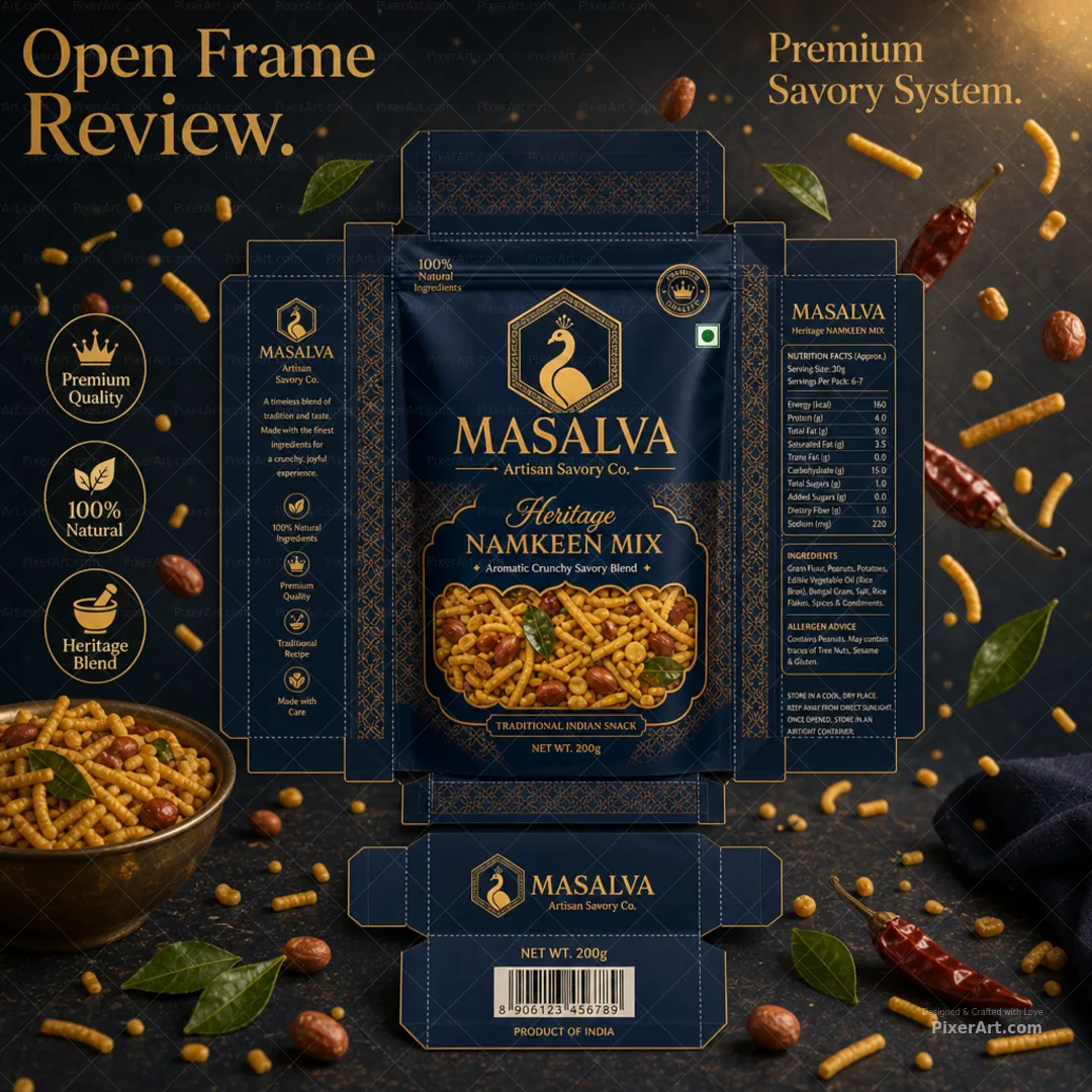 Open frame mockup
