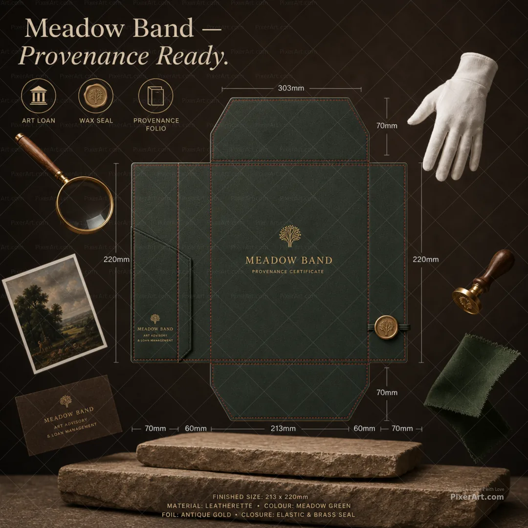Meadow Band Provenance Certificate Folio