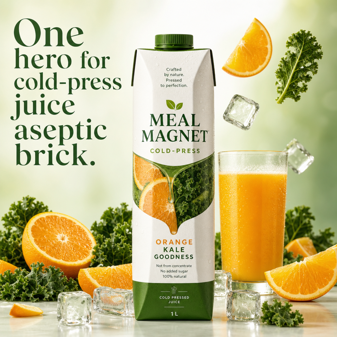 Meal Magnet Cold-press juice aseptic brick