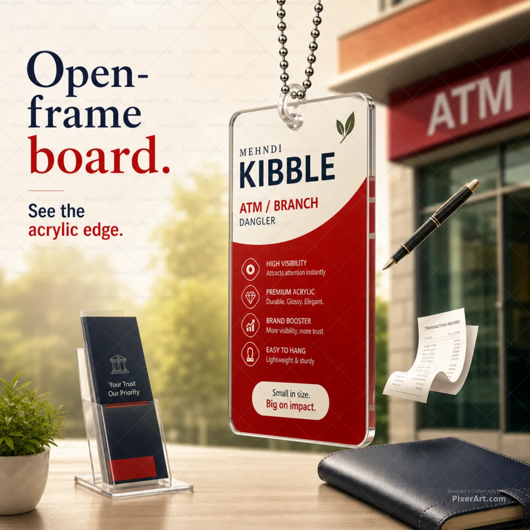 Open frame mockup
