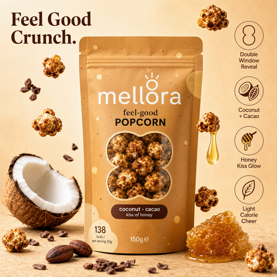 Mellora Coconut Cacao Honey Popcorn