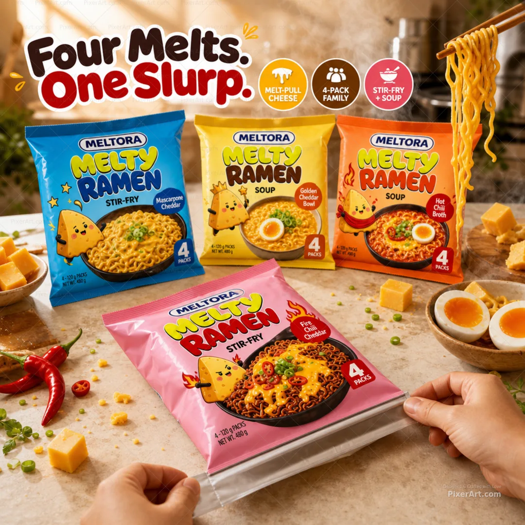 Meltora Melty Ramen Multipack Quartet