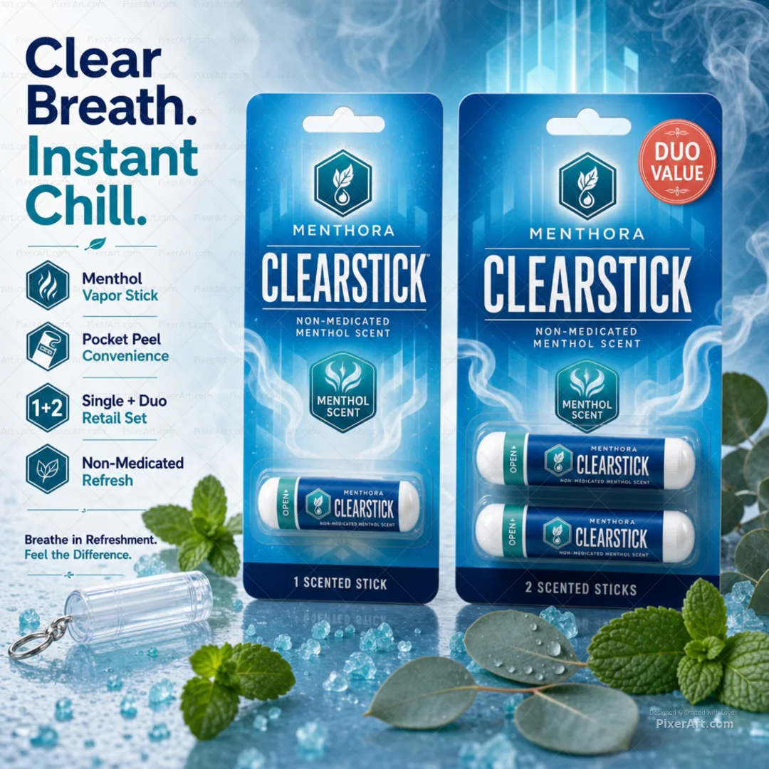 Menthora Clearstick Menthol Blister Duo