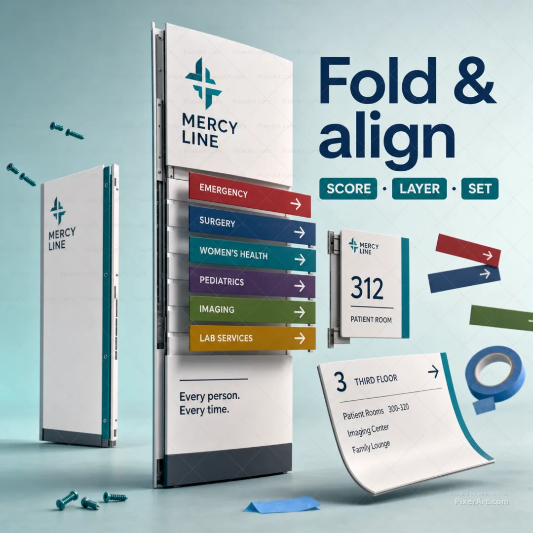 Mercy Line Clinic Campus Wayfinding Master