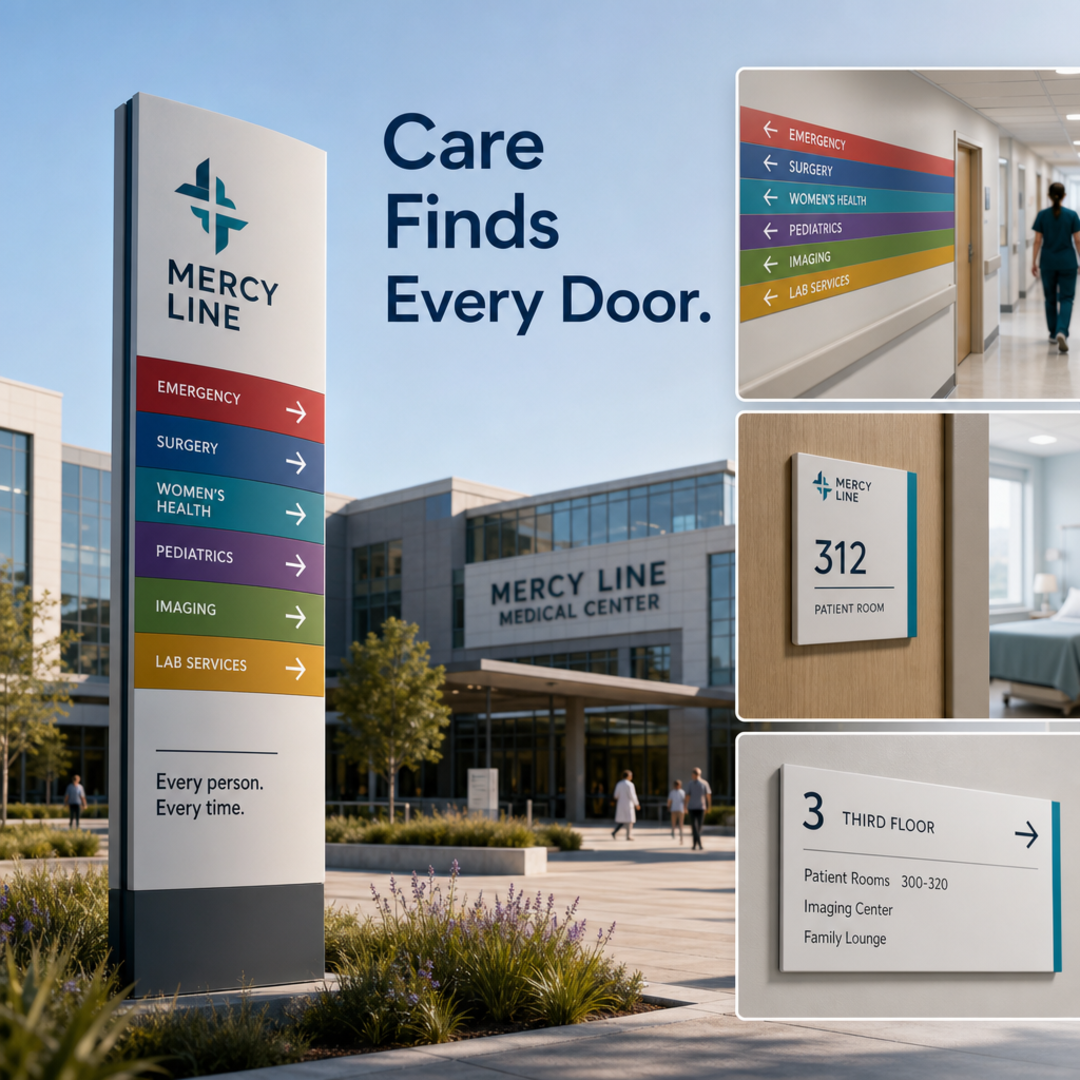 Mercy Line Clinic Campus Wayfinding Master