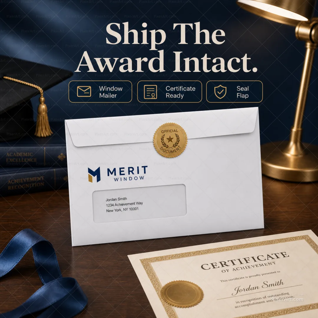 Merit Window Certificate Mailer