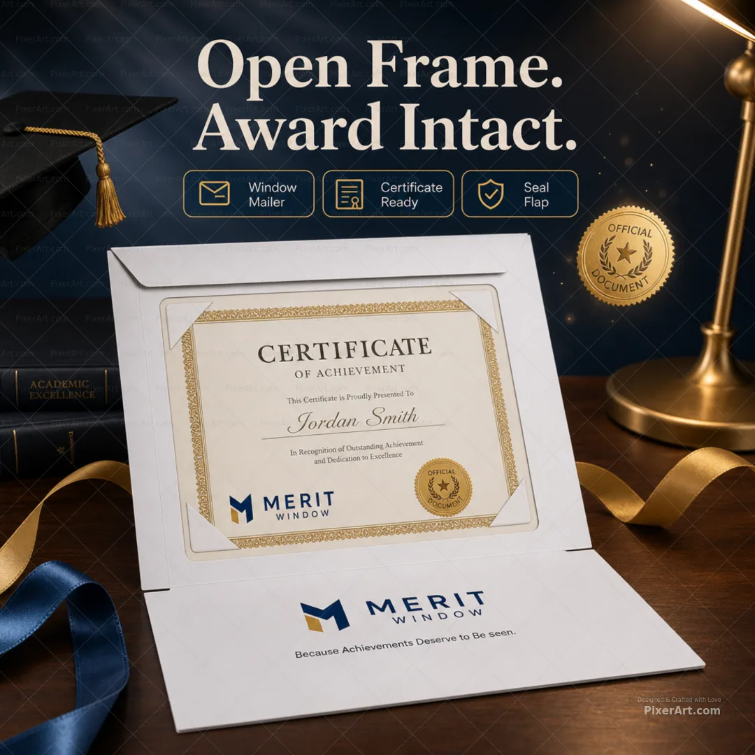 Merit Window Certificate Mailer