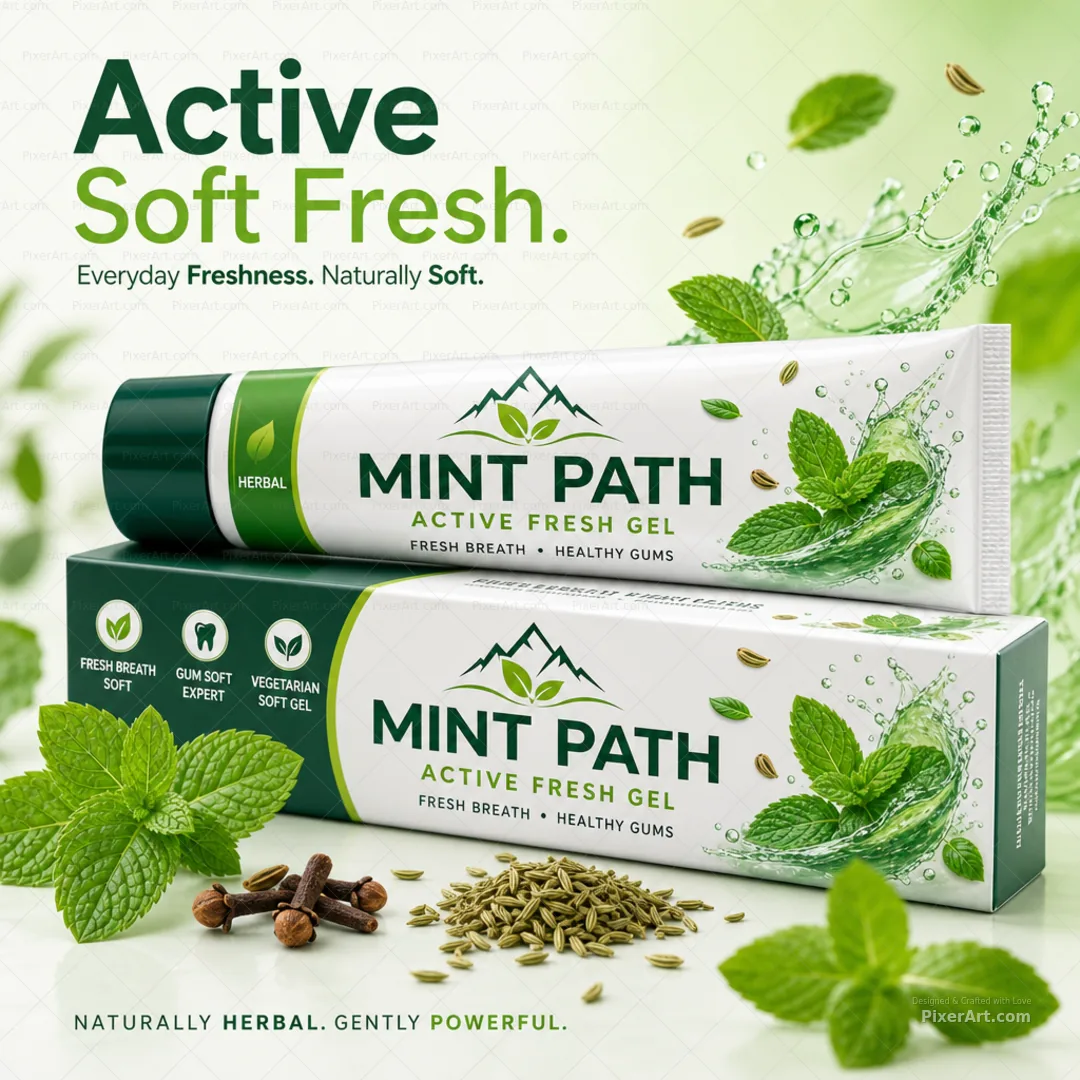 Mint Path Herbal Fresh Gel Toothpaste