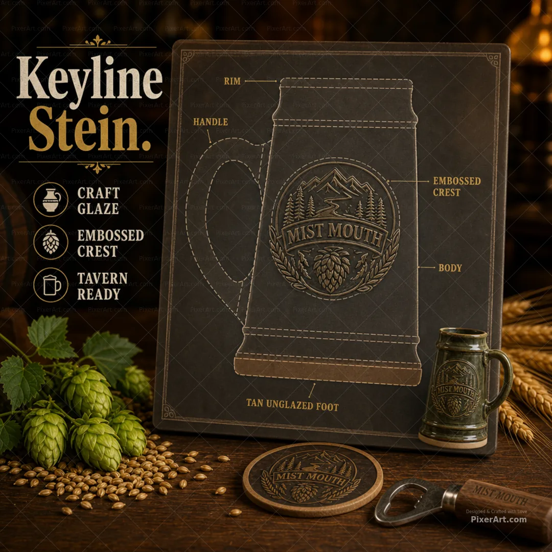 Mist Mouth Beer stein