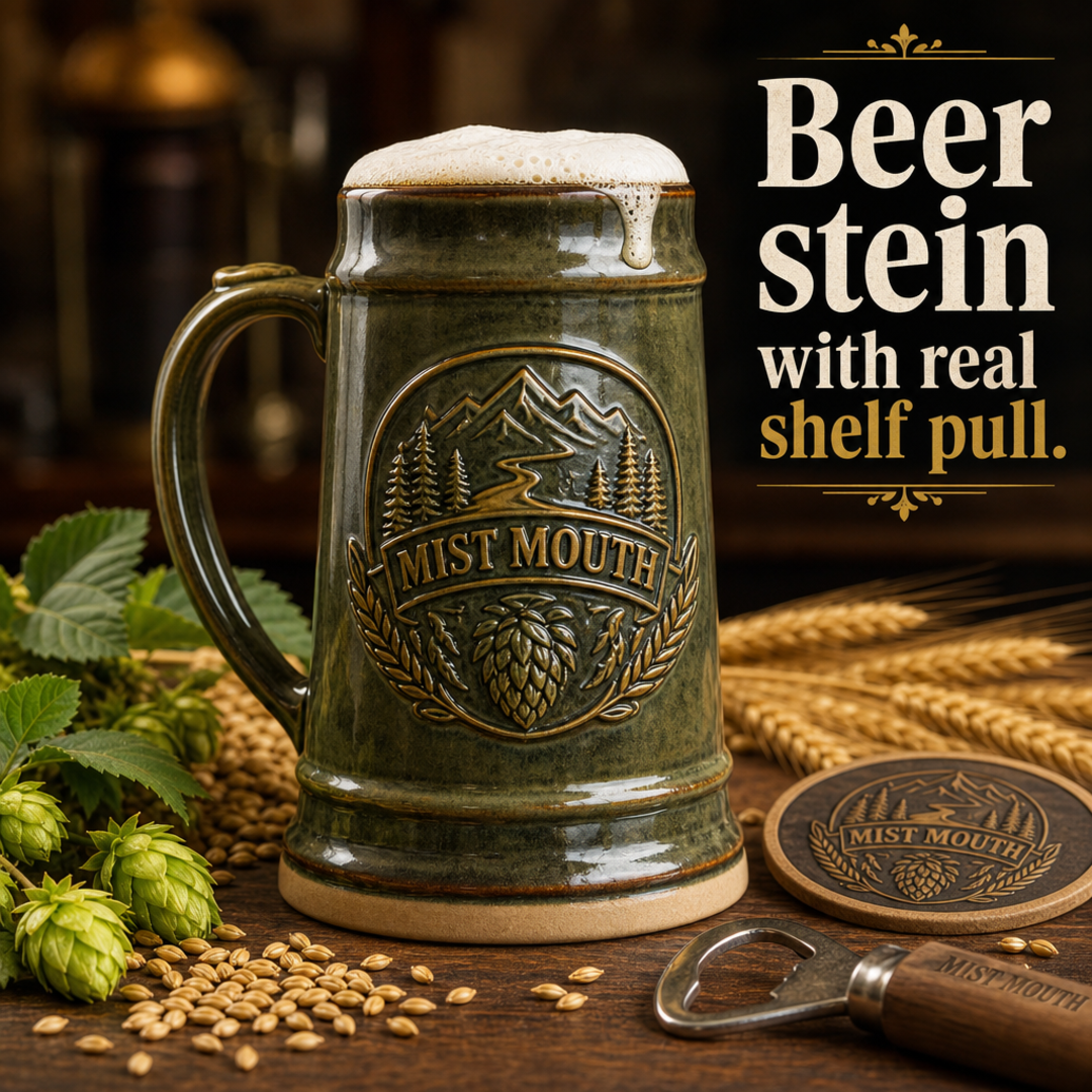 Mist Mouth Beer stein