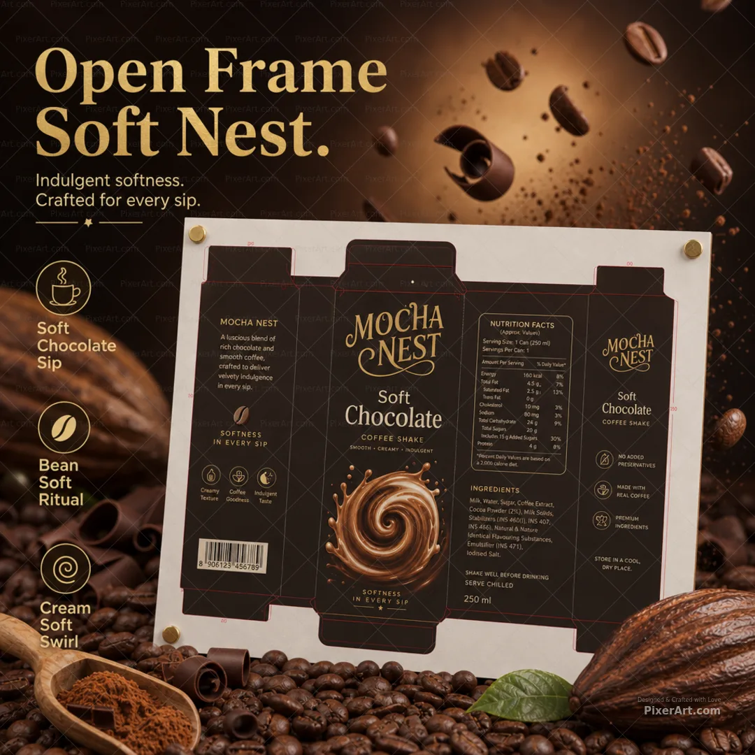 Open frame mockup