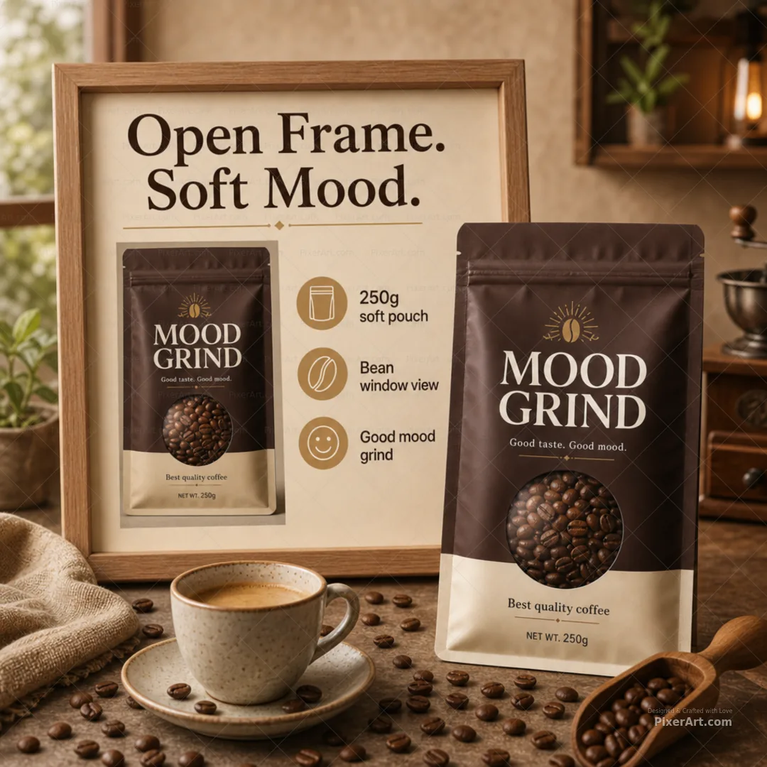 Mood Grind Window Coffee Pouch