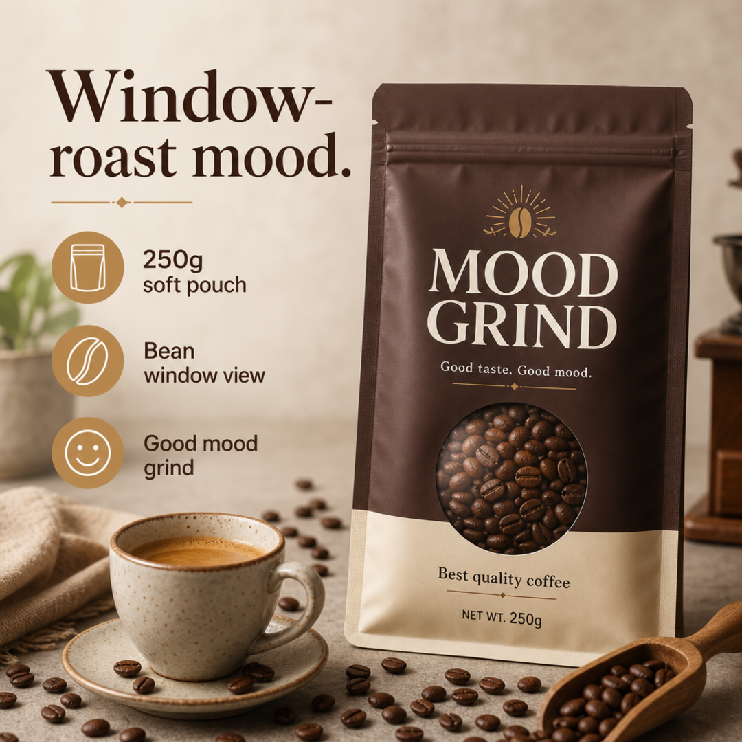 Mood Grind Window Coffee Pouch