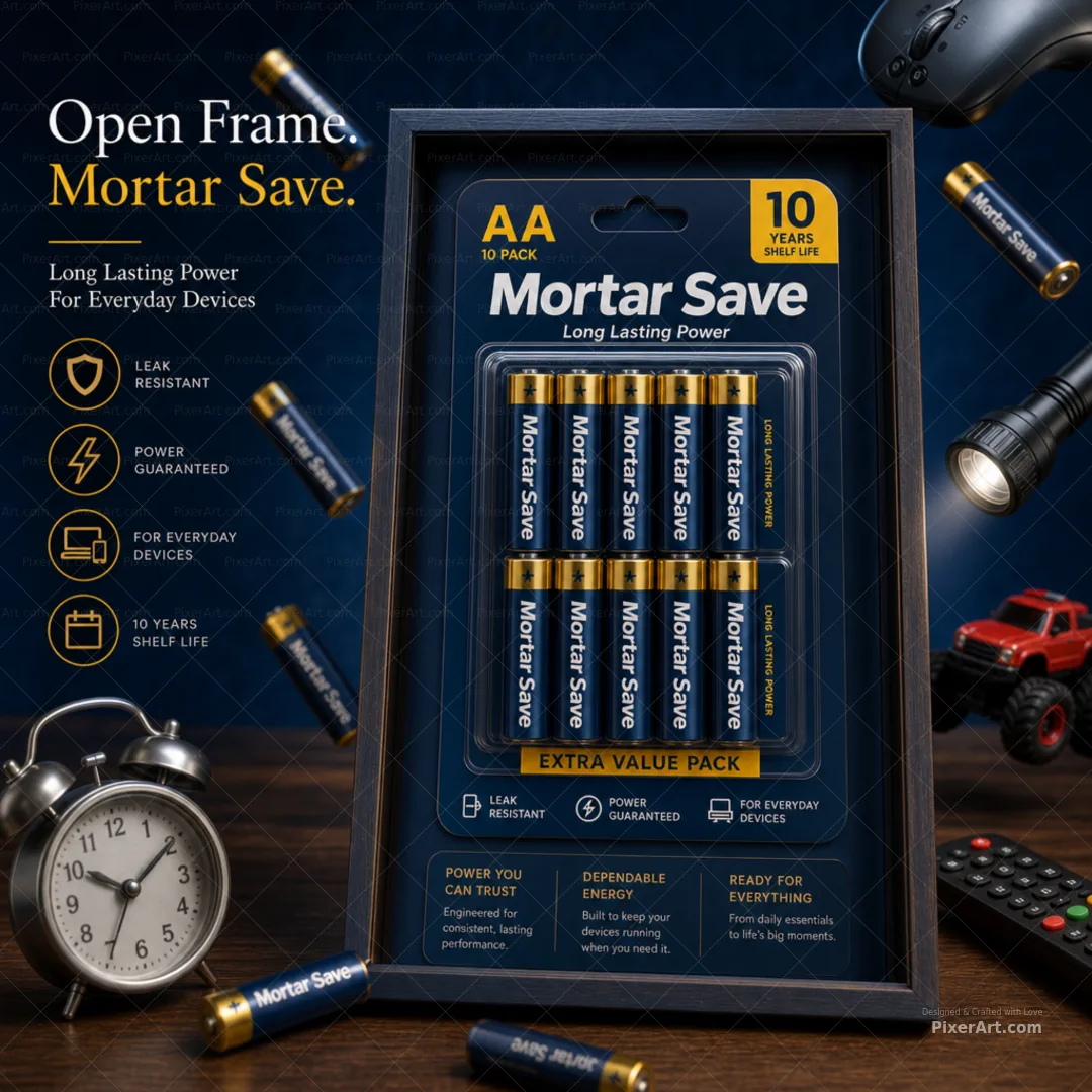 Open frame mockup
