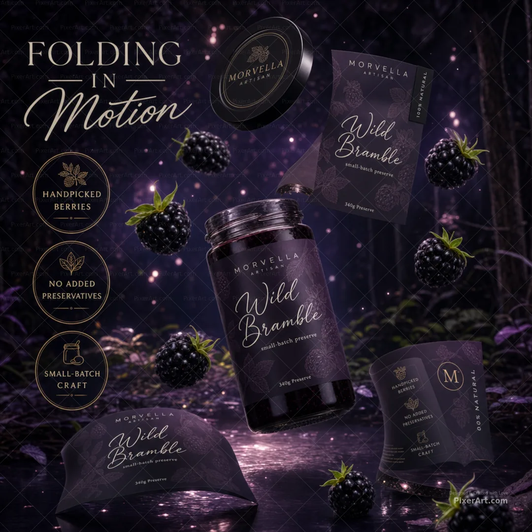 Morvella Wild Blackberry Preserve