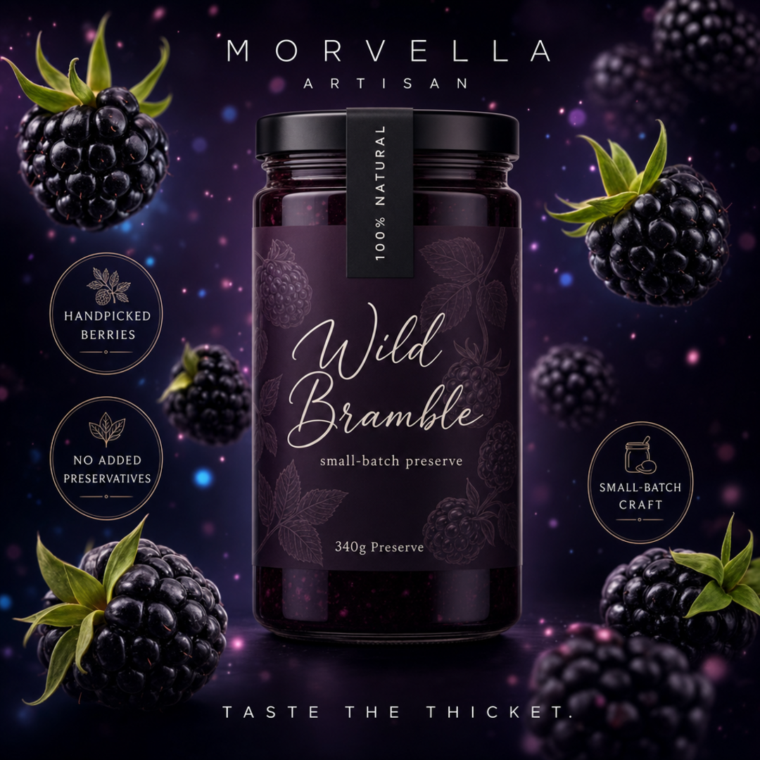Morvella Wild Blackberry Preserve