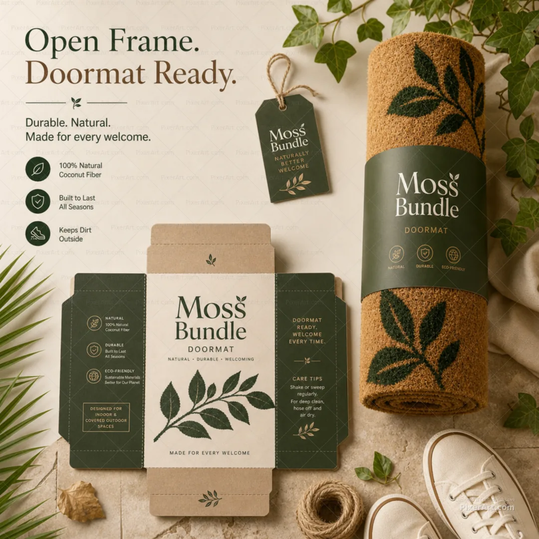 Open frame mockup