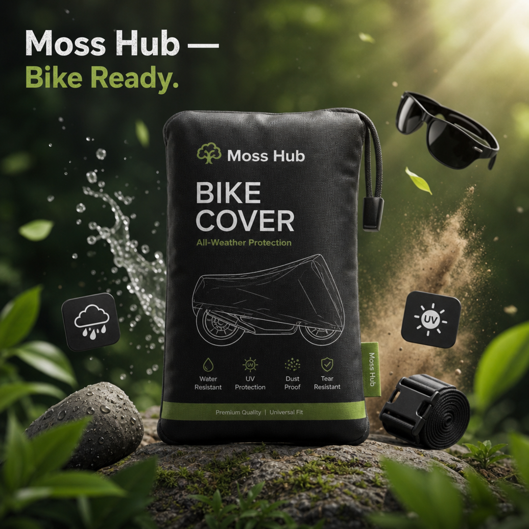Moss Hub Bike Cover Retail Pouch