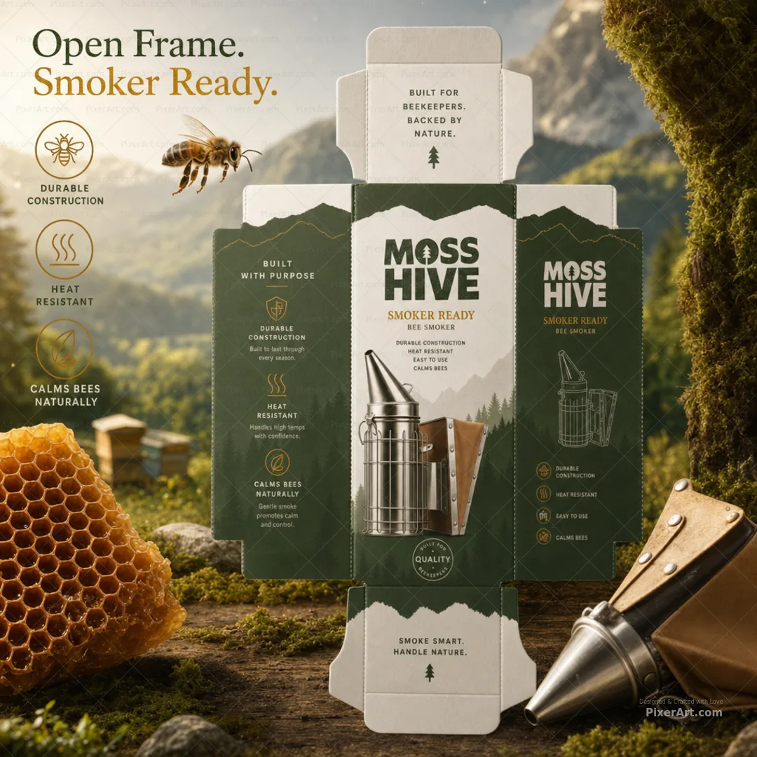 Open frame mockup