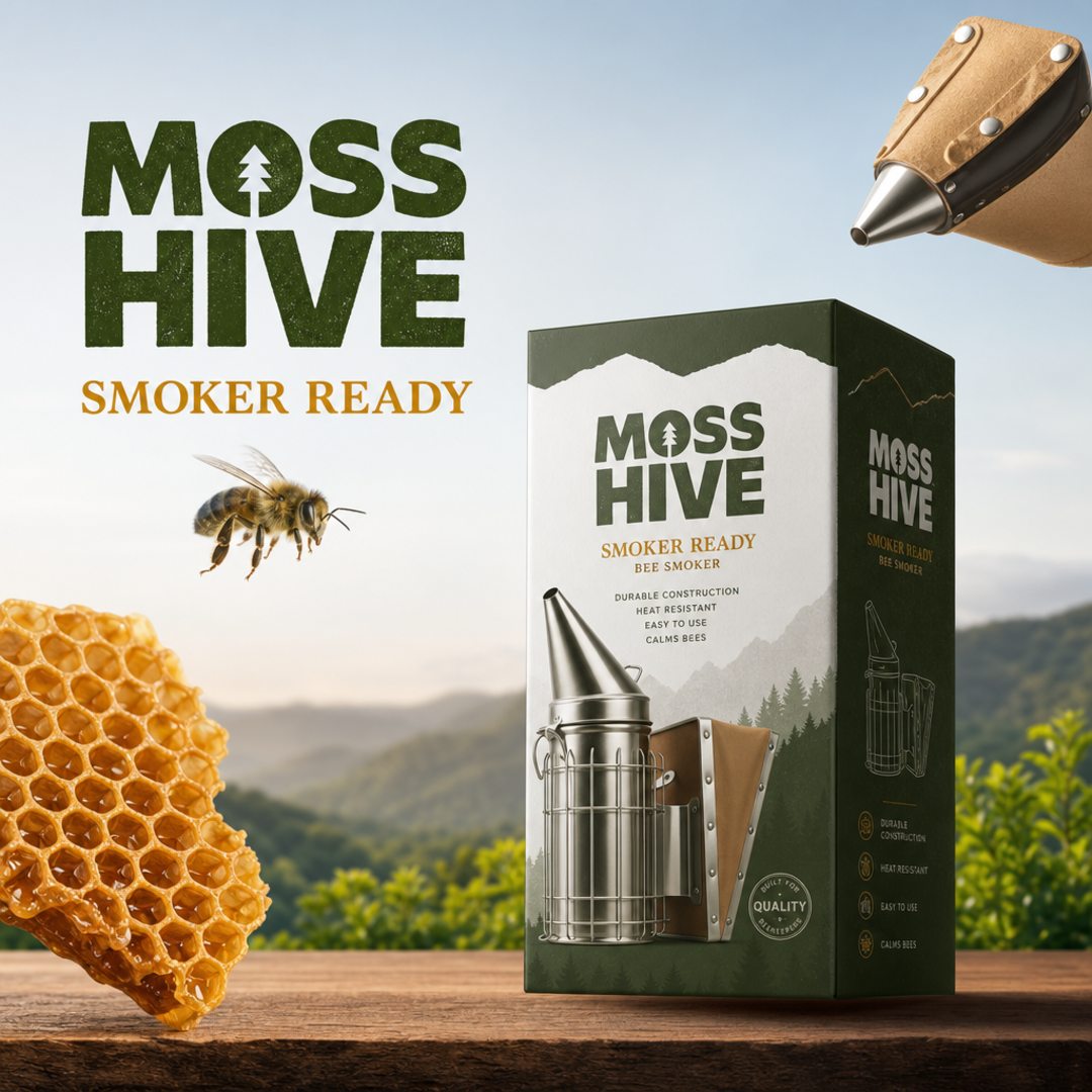 Moss Hive Beekeeping Smoker Retail Carton