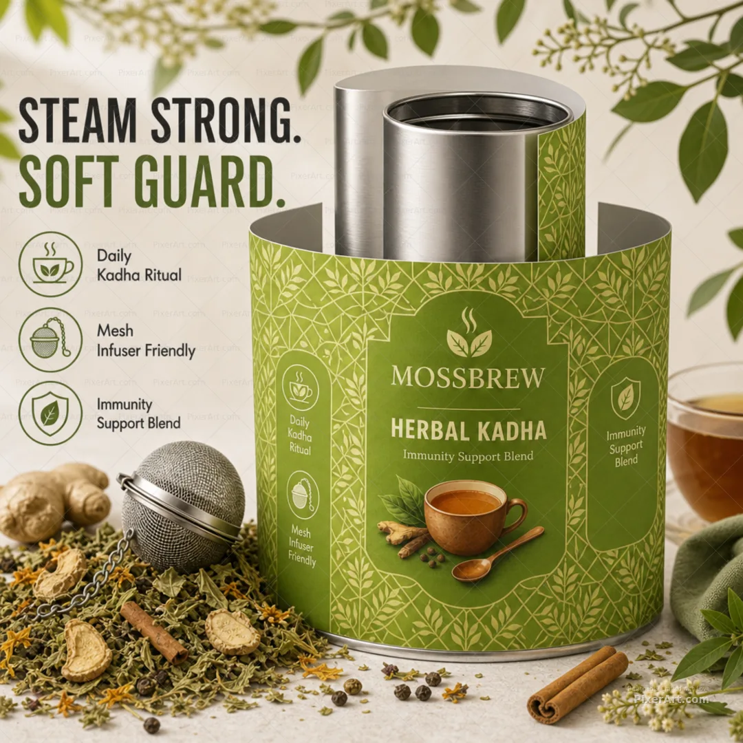 Mossbrew Herbal Kadha Tin
