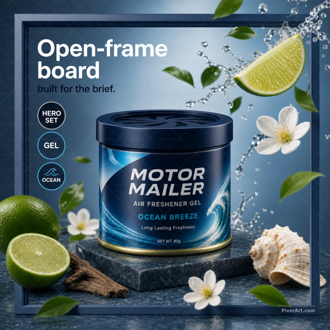 Motor Mailer Air freshener gel can