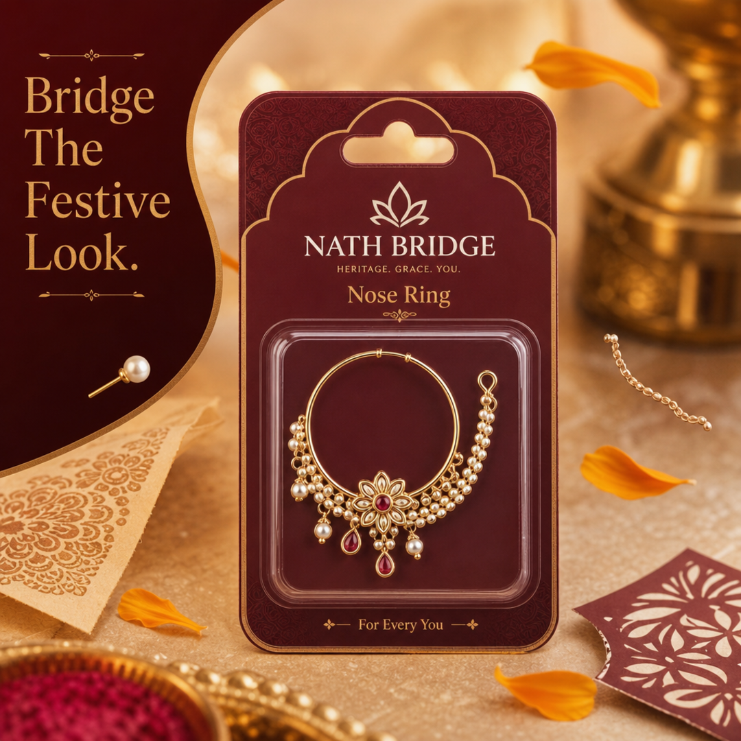 Nath Bridge Nose Ring Blister