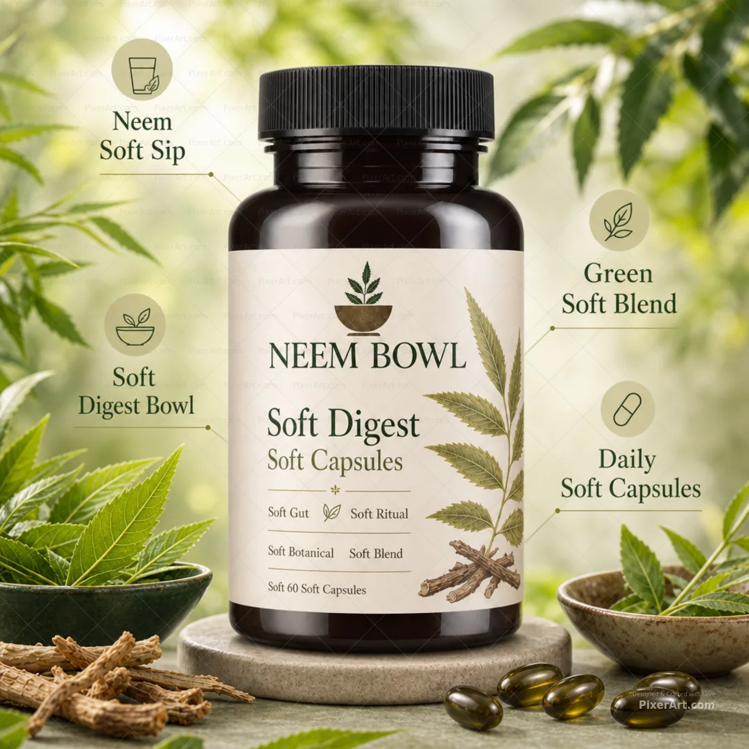Neem Bowl Soft Digest Capsules