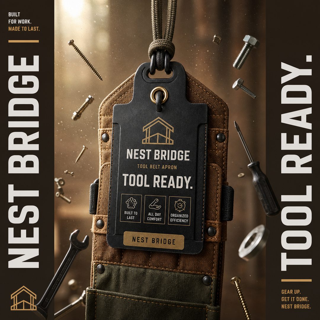 Nest Bridge Tool Belt / Apron Hardware Hangtag