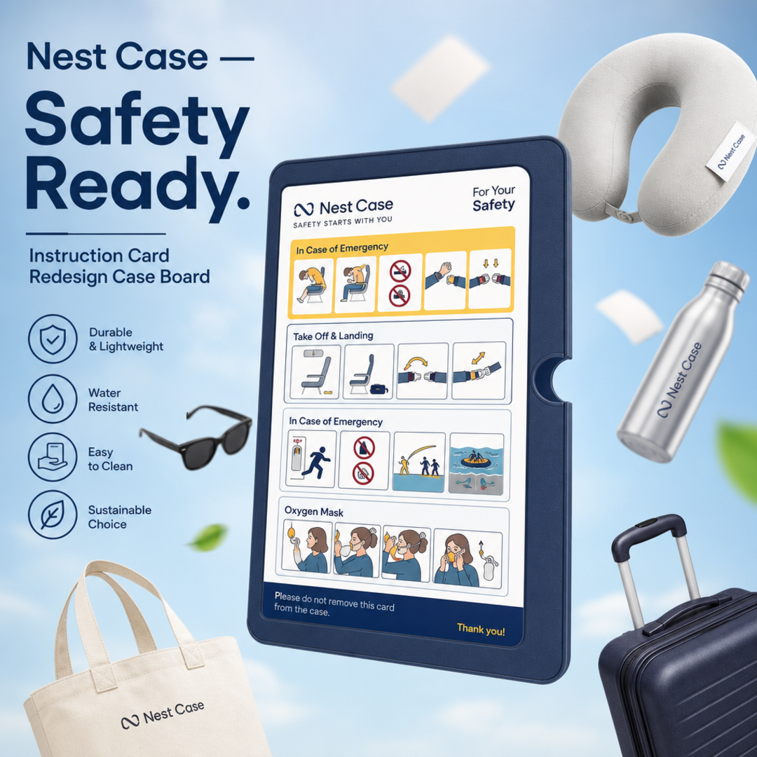 Nest Case Safety Instruction Card Redesign Case Board