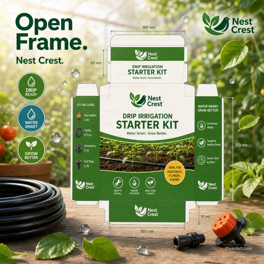 Open frame mockup