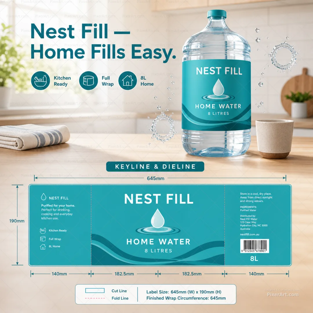 Nest Fill Home Jar Wrap