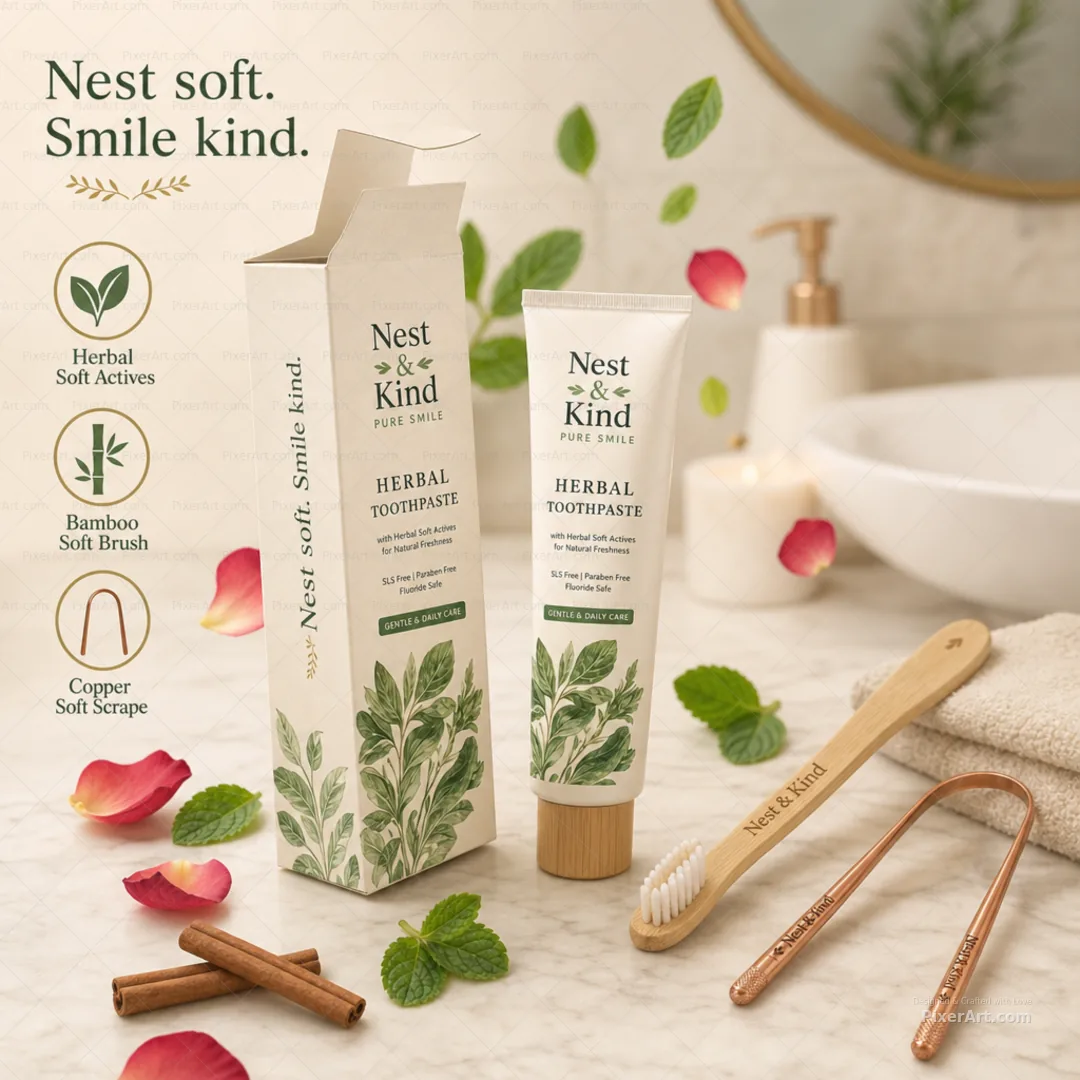 Nest & Kind Pure Smile Oral Ritual