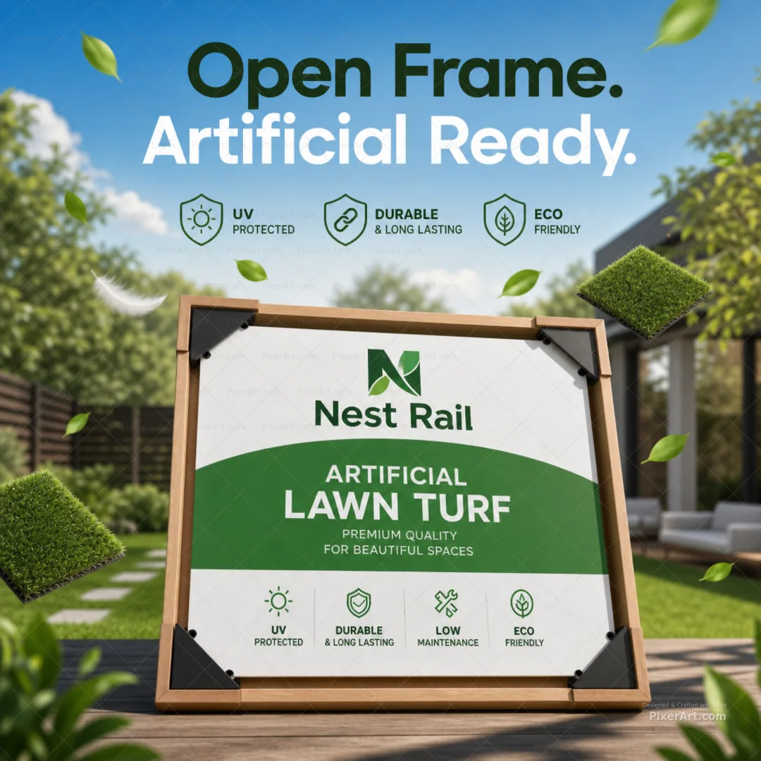 Open frame mockup
