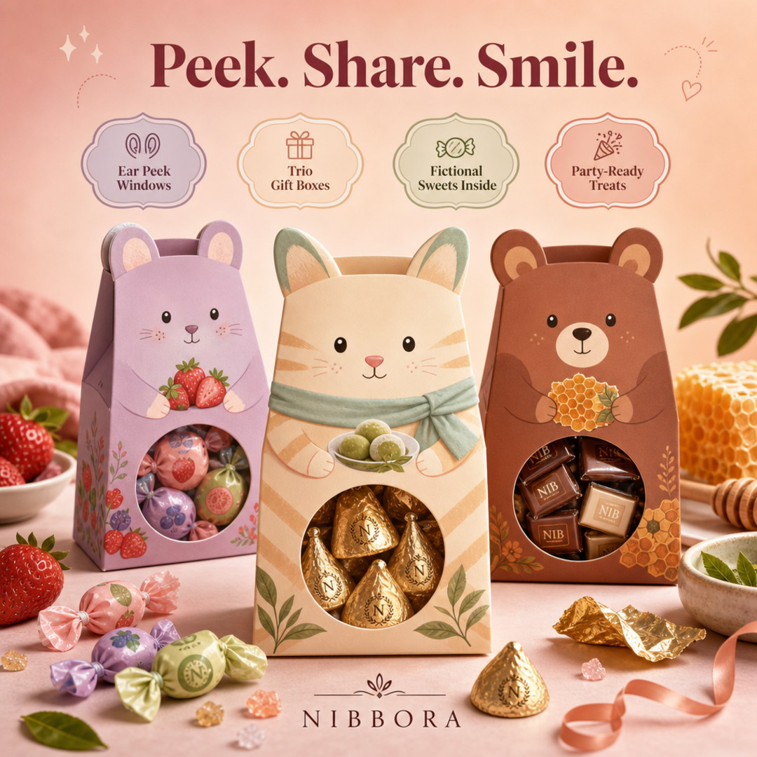 Nibbora Ear Peek Treat Trio