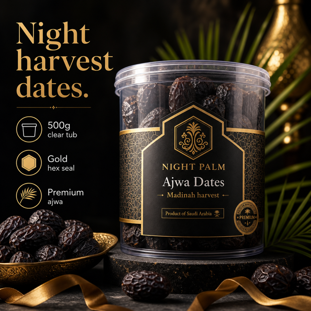 Night Palm Ajwa Dates Tub