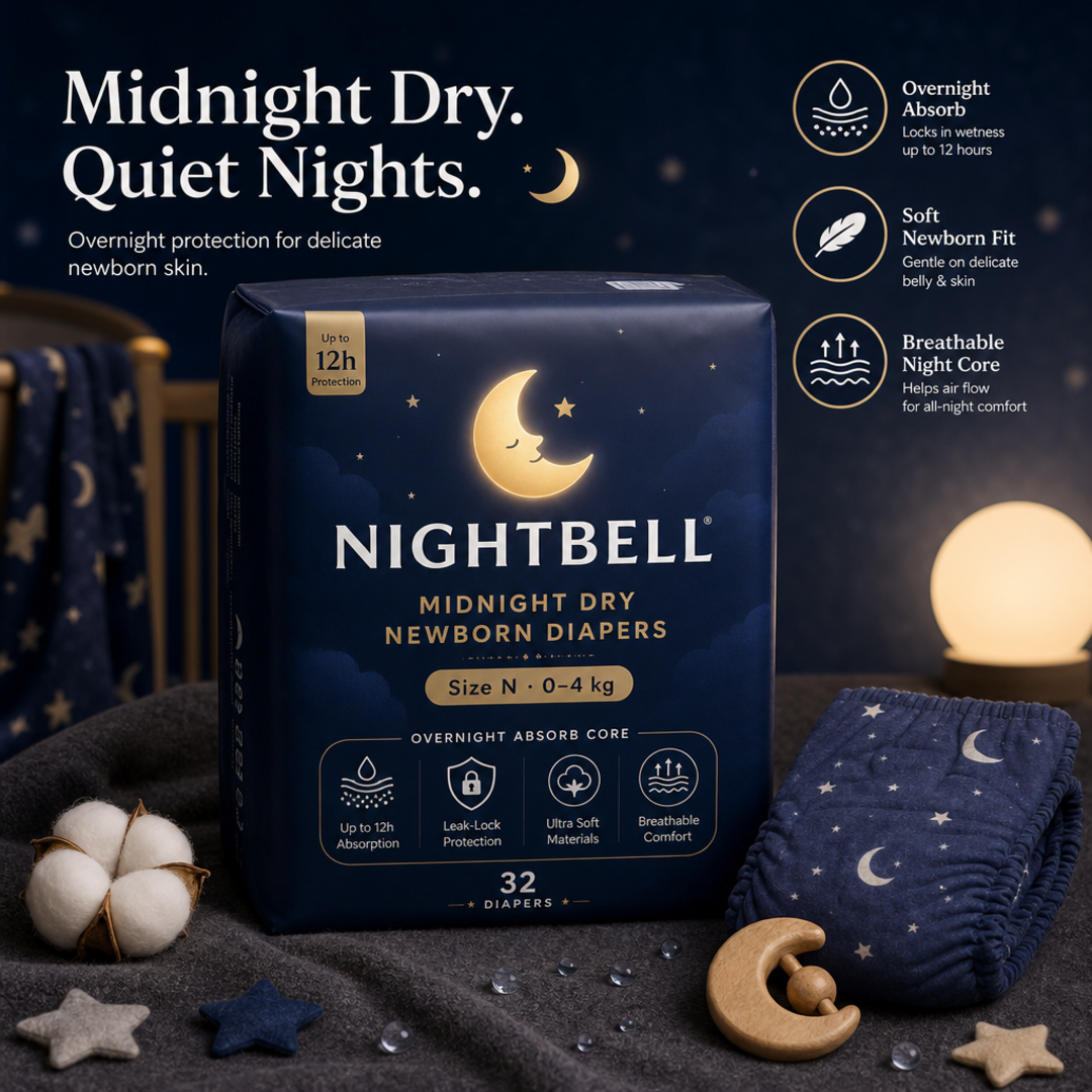 Nightbell Midnight Dry Diapers