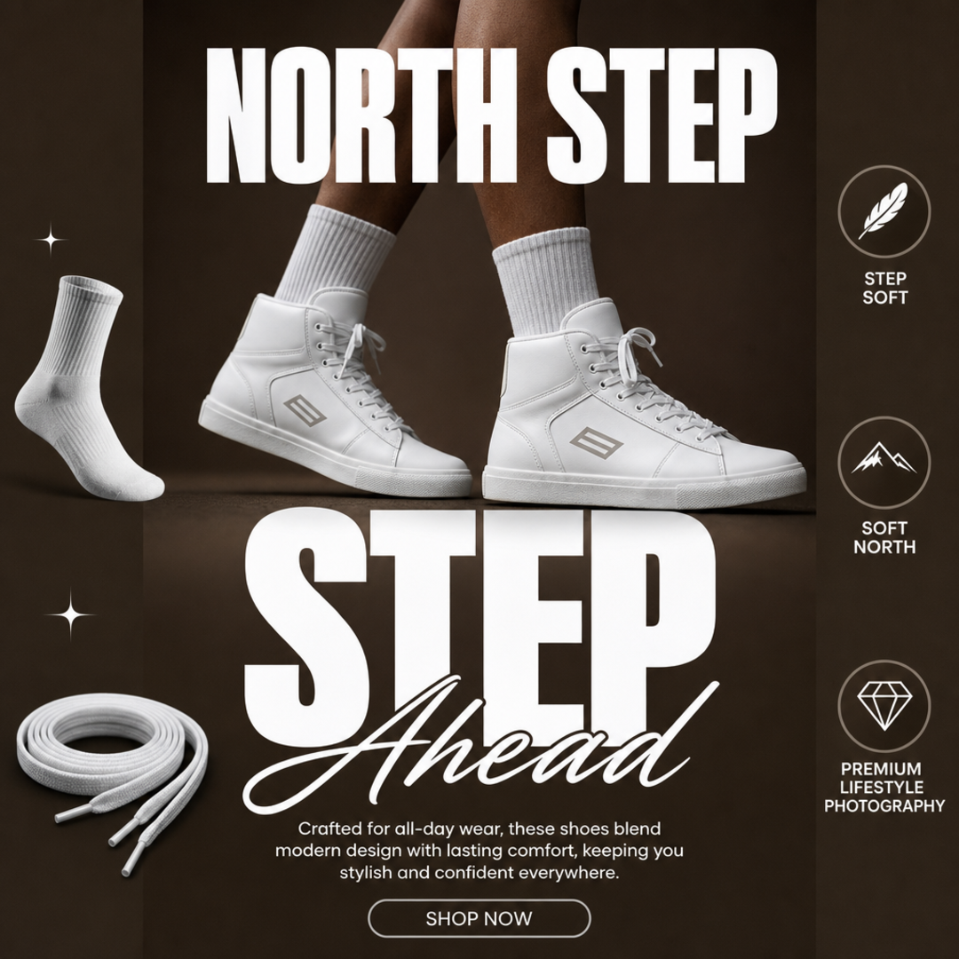 North Step Footwear Poster