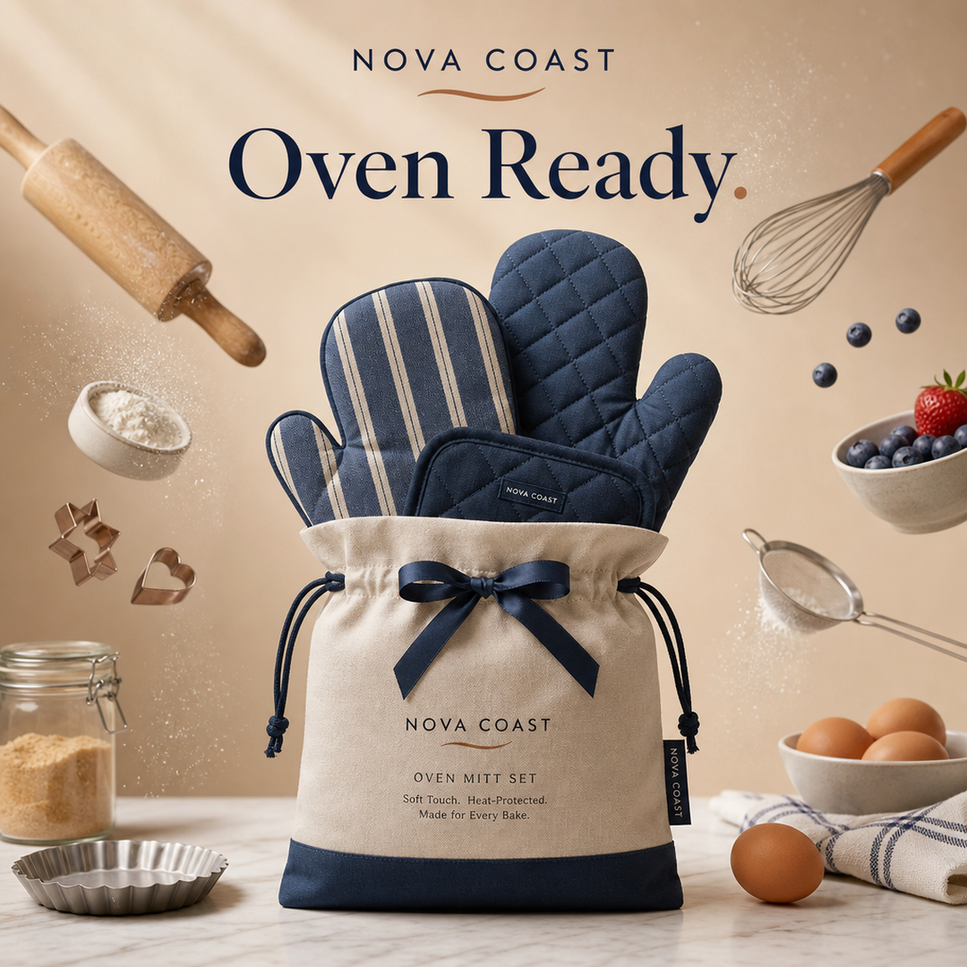 Nova Coast Oven Mitt Set Gift Pouch