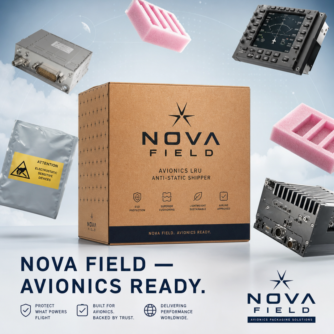 Nova Field Avionics Lru Anti-Static Shipper Carton