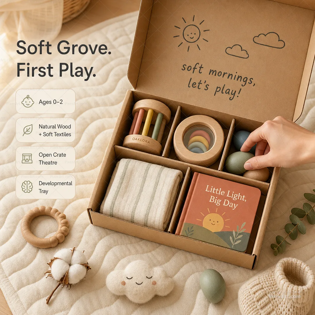 Oaklora Soft Grove Play Crate