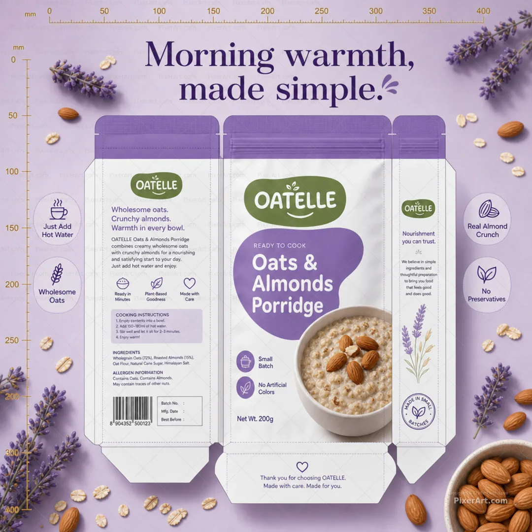 Oatelle Oats & Almonds Porridge